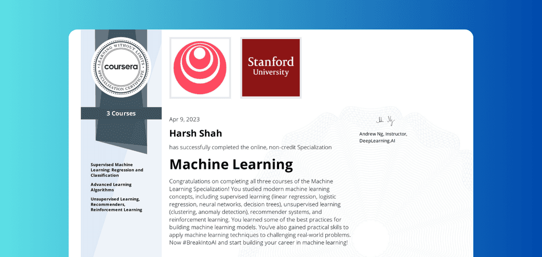 Machine Learning Specialization